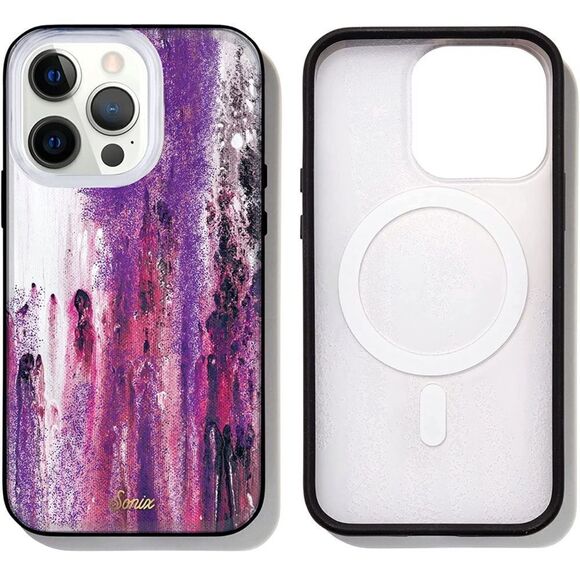 Sonix Case for iPhone 13 Pro Compatible w/ MagSafe 10ft Drop Tested Purple D6 - Picture 1 of 8